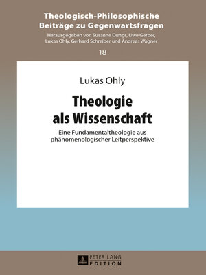 cover image of Theologie als Wissenschaft